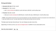 Screenshot of the pricing plan for Netflix USA (Image via help.netflix.com)